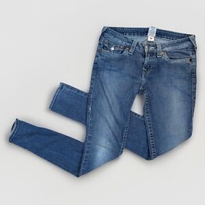 True Religion World Tour Skinny Jeans - Size 29 - Low Rise - Y2K